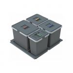 Plastikust pr&uuml;gikast sorteeritud j&auml;&auml;tmete jaoks / sisseehitatud 41 l Metropolis - Elletipi