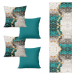 Lauajooksja ja 4 padjap&uuml;&uuml;ri komplekt Optic - Minimalist Cushion Covers