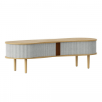 Tammepuust telerilaud halli-loomulikus v&auml;rvitoonis 140x40 cm Audacious - UMAGE