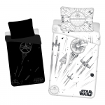 Puuvillane helendava efektiga laste voodipesu 140x200 cm Star Wars &ndash; Jerry Fabrics