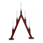 Punane j&otilde;ulumotiividega valguskaunistus Bjurfors - Marksl&ouml;jd