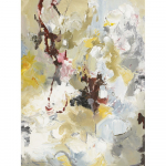 K&auml;sitsi maalitud elementidega maal 60x80 cm Free Play 1 - Malerifabrikken