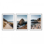 Maalid 3tk komplektis 30x40 cm Rocky Coast