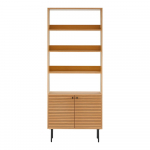 Tammespoonist raamaturiiul 80x200 cm Kyoto - House Nordic