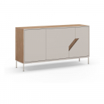 Kreem tammespoonist kummut 150x80x40 cm Lilou - Marckeric