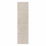 Kreem k&auml;sitsi kootud villane koridorivaip 60x230 cm Mesmerise Natural - Flair Rugs