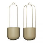 Metall lillepoti katted komplektis 2 tk &oslash; 16 cm Lotus &ndash; H&uuml;bsch