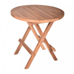 Tiikpuidust &uuml;mmargune aialaud &oslash; 50 cm Mitan - Garden Pleasure