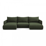 Roheline diivanvoodi koos panipaigaga nurgadiivaniga Nanea - Makamii