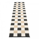 Must-kreem sise/v&auml;lisvaip 70x300 cm Pix Black Vanilla &ndash; Pappelina