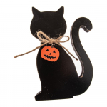 Puidust kujuke (k&otilde;rgus 15,5 cm) Happy Halloween &ndash; Dakls