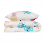 Valge ja roosa laste voodipesu &uuml;heinimesevoodile 140x200 cm Kokteyl - Mijolnir