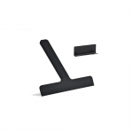 Must klaasipuhastaja koos hoidikuga 22 cm Ume - Zone