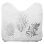 Valge-h&otilde;bedane WC-vaip 45x45 cm Orbella - douceur d'int&eacute;rieur