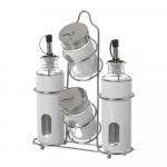 Maitseainetopside komplekt alusega 4tk - Casa Selecci&oacute;n