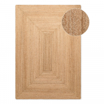 K&auml;sitsi kootud kahepoolne džuudist vaip 120x180 cm Sharmila Natural Brown - Hanse Home