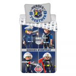 Sinakashall puuvillane laste voodipesu 140x200 cm Playmobil - Jerry Fabrics