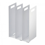 Valged metallist k&auml;ter&auml;tikuivatid komplektis 2 t&uuml;kki Tower - YAMAZAKI