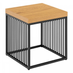 Tammespoonist pealispinnaga abilaud 40x40 cm Strington - Actona