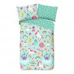 M&uuml;ndiv&auml;rvi puuvillane laste voodipesu &uuml;heinimesevoodile 140x200 cm Fantastic - Good Morning