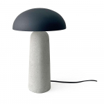 Hall betoonist laualamp metallvarjuga (k&otilde;rgus 39,5 cm) Delphine - Bizzotto