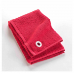 Punane frotee-puuvillane r&auml;tik 50x50 cm Cuistot - douceur d'int&eacute;rieur