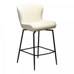 Kreemjas polsterdatud baaritool (istme k&otilde;rgus 67,5 cm) Glam &ndash; DAN-FORM Denmark