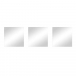 Seinapeeglid 3tk komplektis 30x30 cm - MSV