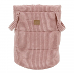 Roosa riidest laste m&auml;nguasjakorv &oslash; 39x50 cm - Meowbaby