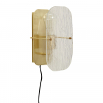 Messingiv&auml;rvi seinalamp Ruffle - H&uuml;bsch