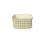 Heleroheline kangast laste m&auml;nguasjakorv 30x20x20 cm Swan Matcha - Lorena Canals