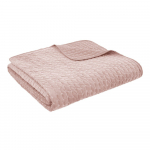 Vanaroosa sametist tepitud voodikate 240x260 cm Attica Velvet - Bianca