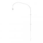 Valge metallist lambijalg 123 cm Willow - UMAGE