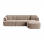 Helepruun sametist nurgadiivan (parem nurk) Campi - Cosmopolitan Design