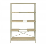 Naturaalses v&auml;rvitoonis tammepuust riiul 105x170x40 cm Sukoya - Blomus