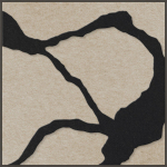 3D-pilt raamiga/akustiline 102x102 cm Quiet Friction 1 - Malerifabrikken