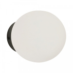 Valge/must metallist seinalamp &oslash; 15 cm Brisia - Kave Home