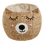 Laste m&auml;nguasjakorv vesih&uuml;atsindist naturaalses v&auml;rvitoonis &oslash; 49x40 cm Lidi Cat Face - Premier Housewares