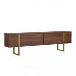 Tume naturaalses toonis p&auml;hklipuust televiisorilaud 180x50x30 cm Onera - Kalune Design