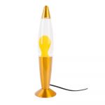 Kollane klaasist laavalamp (k&otilde;rgus 35,5 cm) - Leitmotiv