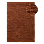Pruun k&auml;sitsi kootud villane vaip 200x290 cm Bexley Woolwich - Ted Baker