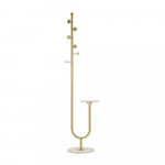 Kuldse v&auml;rvi metallist riidepuuraam 40x176 cm - Mauro Ferretti