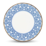 Valge/sinine portselantaldrik &oslash; 27 cm Azul - BonBistro