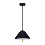Matt must metallist LED-ripplamp metallvarjuga, &oslash; 40 cm Oros - Nova Luce