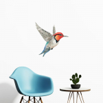 Colibri kleebis Origami - Ambiance