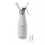 Valge alumiiniumist vahukoorepudel, 500 ml Kitchen Line - Hendi