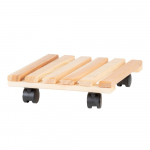 Puidust mobiilne alus lillepottidele (k&otilde;rgus 8 cm) Indoor & Outdoor &ndash; Esschert Design