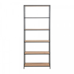 Must riiul tammedekooriga 77x185 cm Seaford - Actona