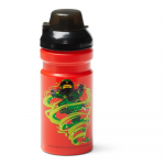 Punane musta kaanega Ninjago veepudel, 390 ml Ninjago Classic - LEGO&reg;