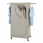 Beež kangast riidekapp 75x160 cm Balance &ndash; Wenko